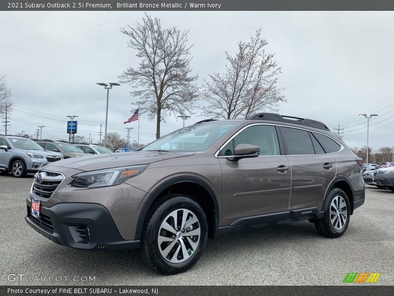 Brilliant Bronze Metallic / Warm Ivory 2021 Subaru Outback 2.5i Premium