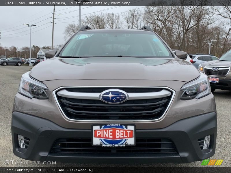 Brilliant Bronze Metallic / Warm Ivory 2021 Subaru Outback 2.5i Premium