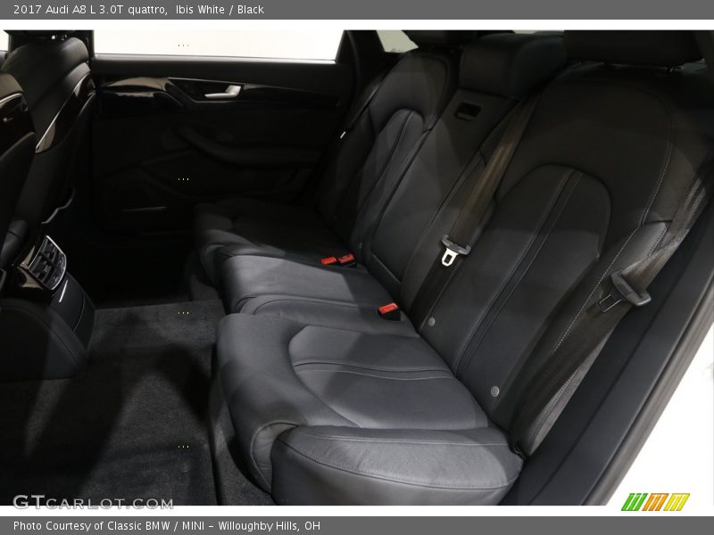 Ibis White / Black 2017 Audi A8 L 3.0T quattro