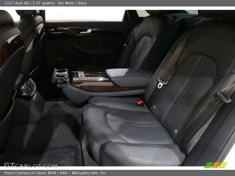 Ibis White / Black 2017 Audi A8 L 3.0T quattro
