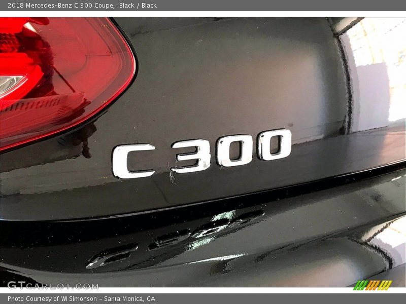 Black / Black 2018 Mercedes-Benz C 300 Coupe