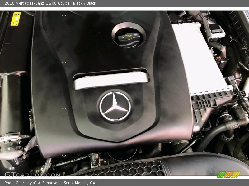 Black / Black 2018 Mercedes-Benz C 300 Coupe