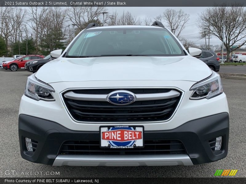 Crystal White Pearl / Slate Black 2021 Subaru Outback 2.5i Limited