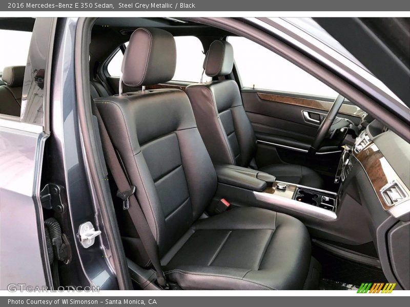 Steel Grey Metallic / Black 2016 Mercedes-Benz E 350 Sedan