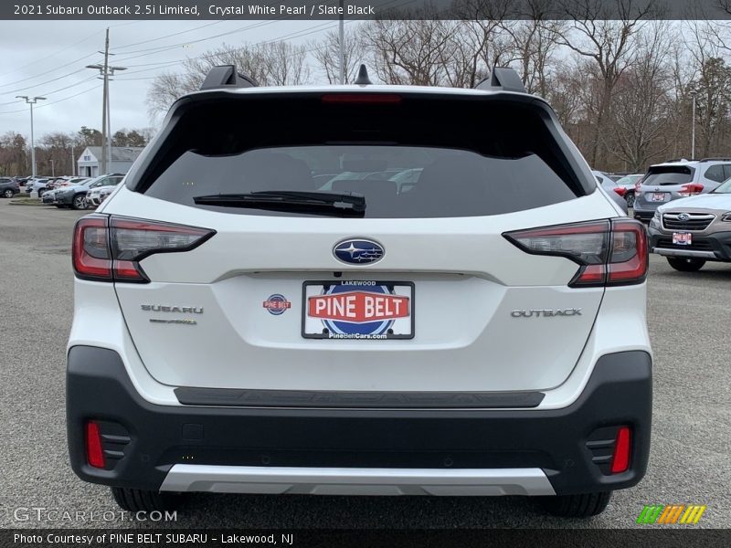 Crystal White Pearl / Slate Black 2021 Subaru Outback 2.5i Limited