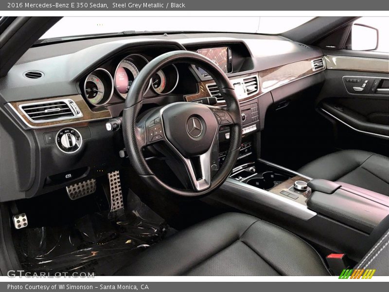 Steel Grey Metallic / Black 2016 Mercedes-Benz E 350 Sedan