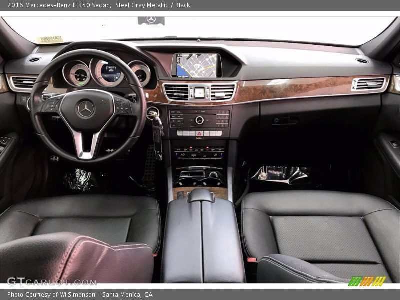 Steel Grey Metallic / Black 2016 Mercedes-Benz E 350 Sedan