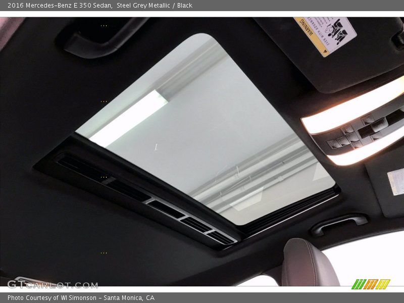 Steel Grey Metallic / Black 2016 Mercedes-Benz E 350 Sedan