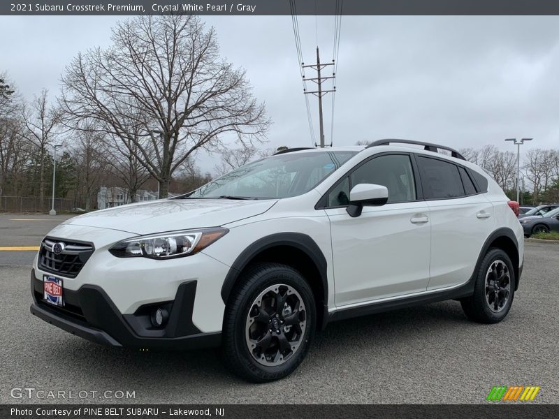 Crystal White Pearl / Gray 2021 Subaru Crosstrek Premium