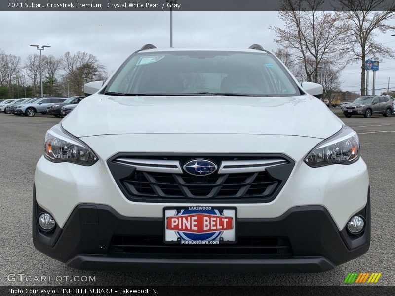 Crystal White Pearl / Gray 2021 Subaru Crosstrek Premium
