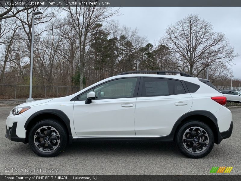Crystal White Pearl / Gray 2021 Subaru Crosstrek Premium