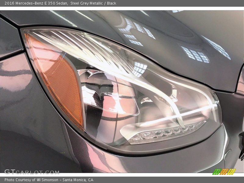 Steel Grey Metallic / Black 2016 Mercedes-Benz E 350 Sedan