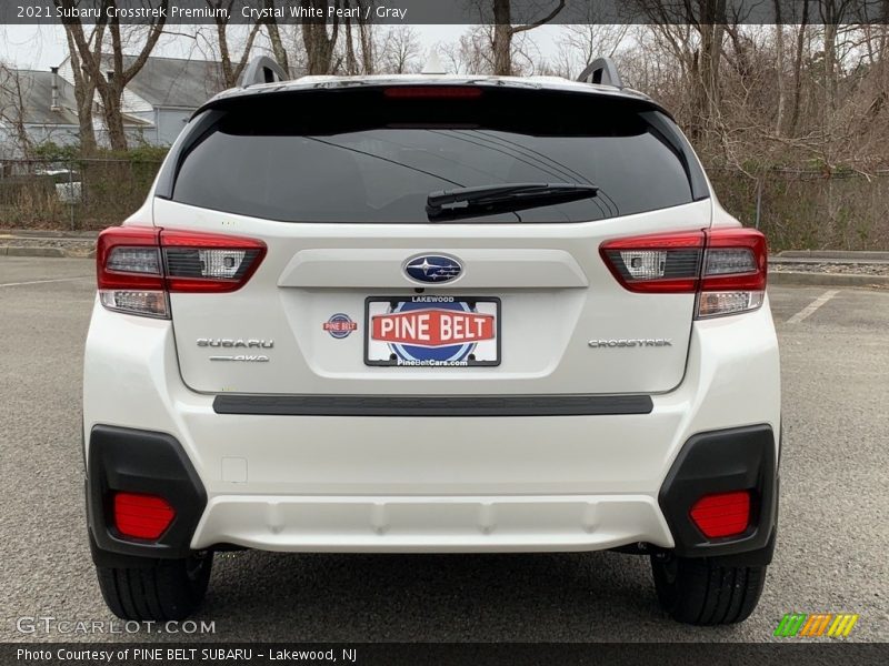 Crystal White Pearl / Gray 2021 Subaru Crosstrek Premium