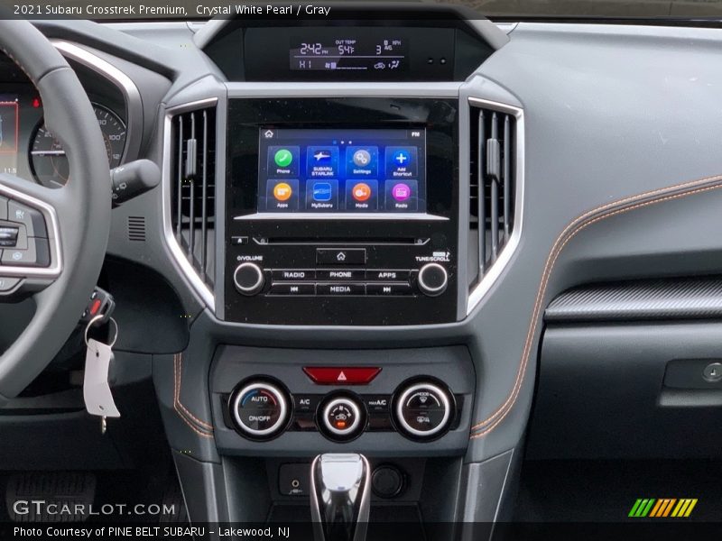 Crystal White Pearl / Gray 2021 Subaru Crosstrek Premium