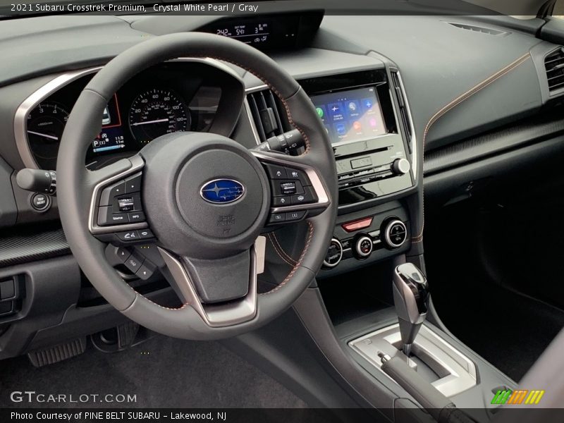 Crystal White Pearl / Gray 2021 Subaru Crosstrek Premium