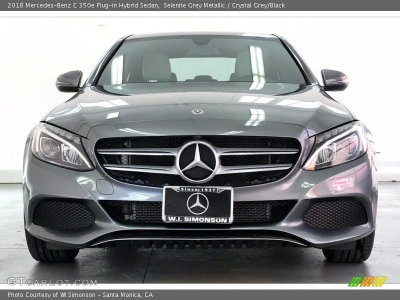 Selenite Grey Metallic / Crystal Grey/Black 2018 Mercedes-Benz C 350e Plug-in Hybrid Sedan