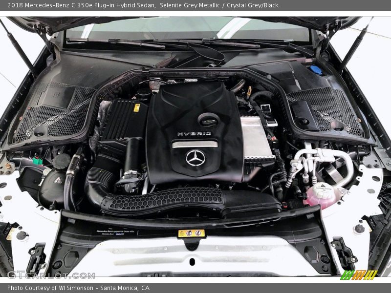 Selenite Grey Metallic / Crystal Grey/Black 2018 Mercedes-Benz C 350e Plug-in Hybrid Sedan