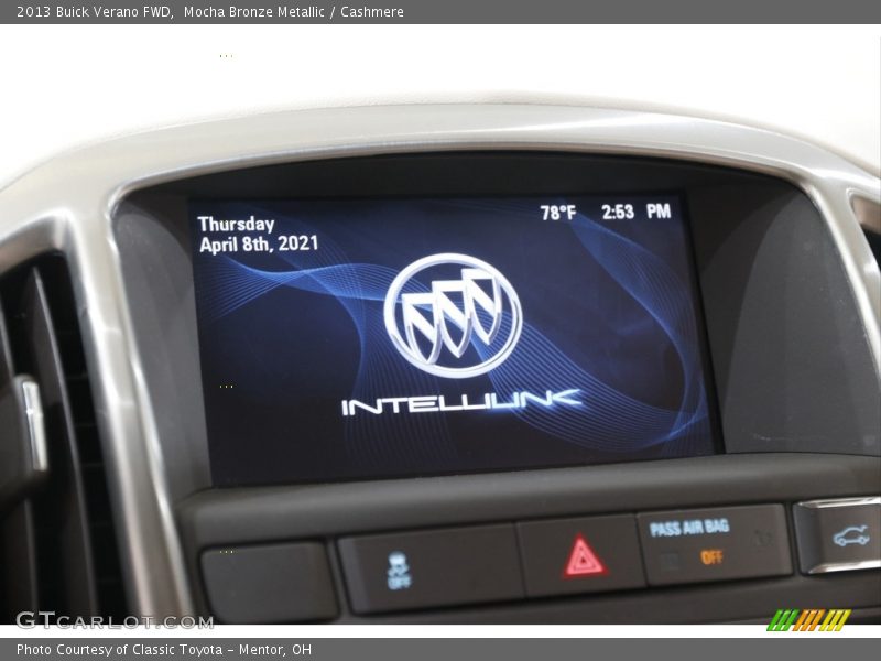 Mocha Bronze Metallic / Cashmere 2013 Buick Verano FWD