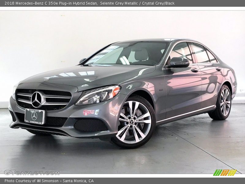 Selenite Grey Metallic / Crystal Grey/Black 2018 Mercedes-Benz C 350e Plug-in Hybrid Sedan