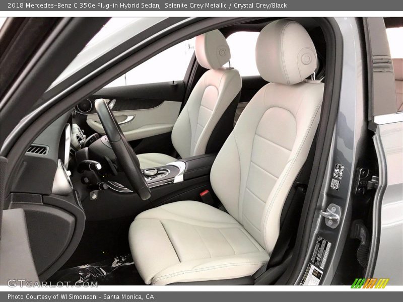 Selenite Grey Metallic / Crystal Grey/Black 2018 Mercedes-Benz C 350e Plug-in Hybrid Sedan