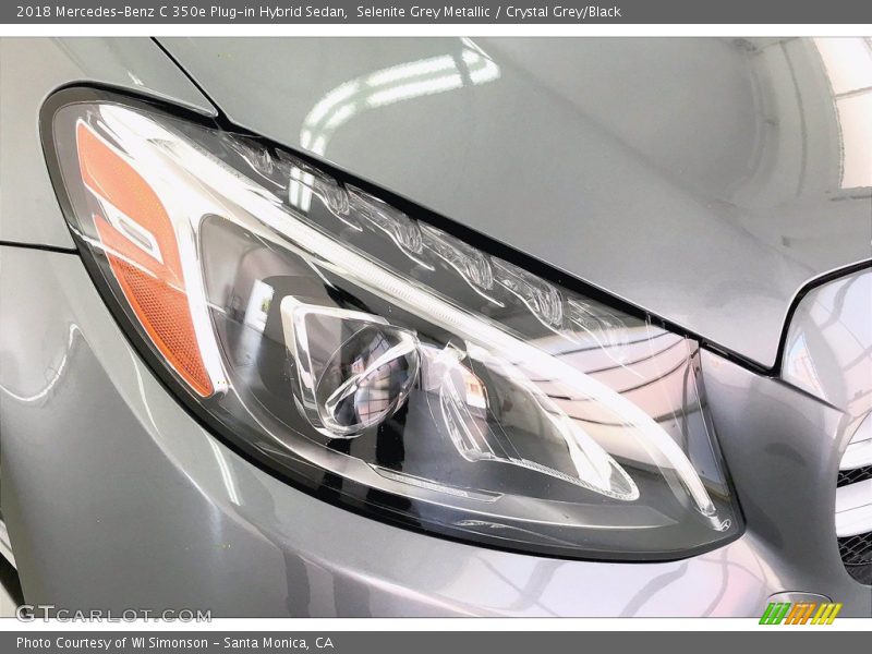 Selenite Grey Metallic / Crystal Grey/Black 2018 Mercedes-Benz C 350e Plug-in Hybrid Sedan