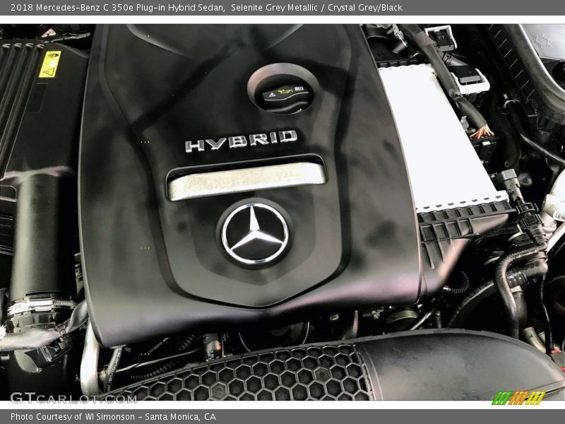 Selenite Grey Metallic / Crystal Grey/Black 2018 Mercedes-Benz C 350e Plug-in Hybrid Sedan