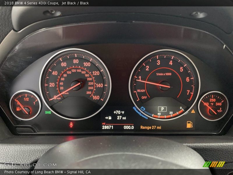 Jet Black / Black 2018 BMW 4 Series 430i Coupe