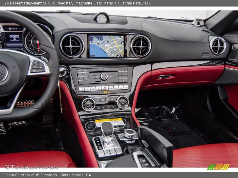 Dashboard of 2018 SL 550 Roadster