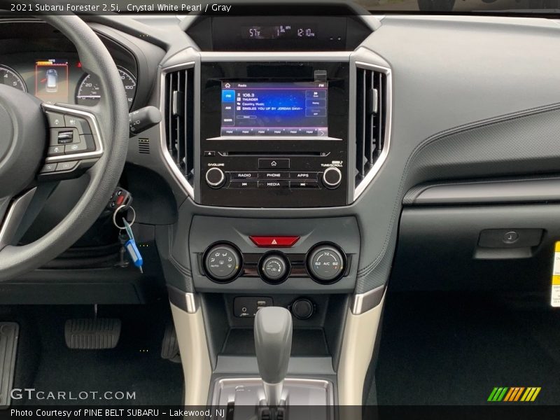Crystal White Pearl / Gray 2021 Subaru Forester 2.5i