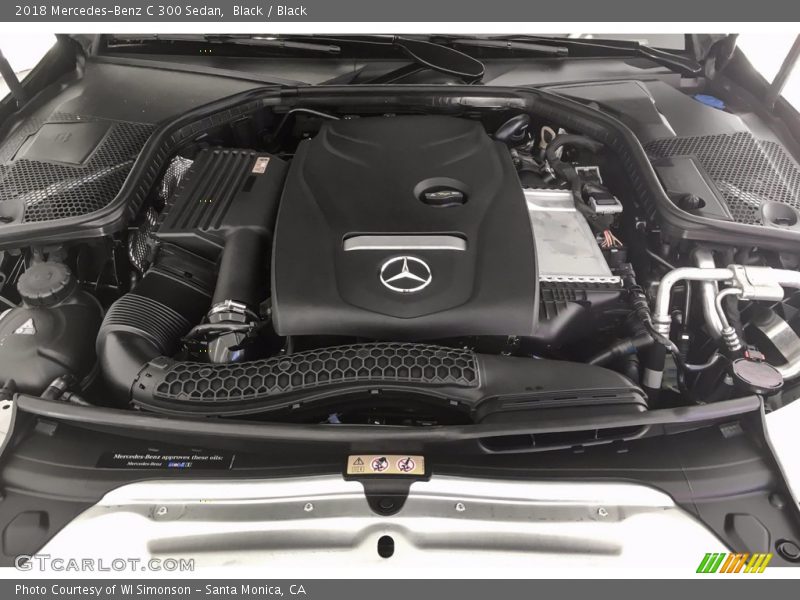 Black / Black 2018 Mercedes-Benz C 300 Sedan