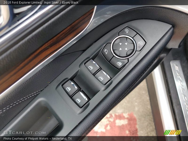 Ingot Silver / Ebony Black 2018 Ford Explorer Limited