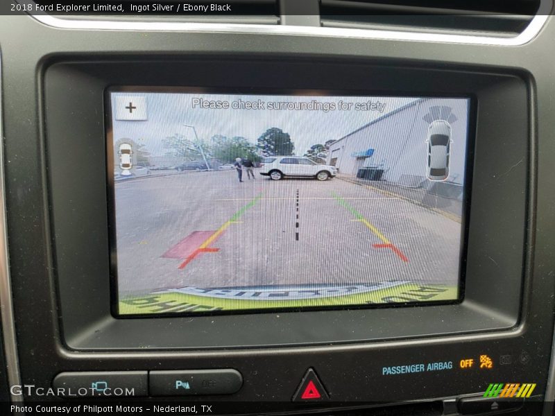 Ingot Silver / Ebony Black 2018 Ford Explorer Limited