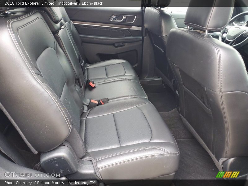 Ingot Silver / Ebony Black 2018 Ford Explorer Limited