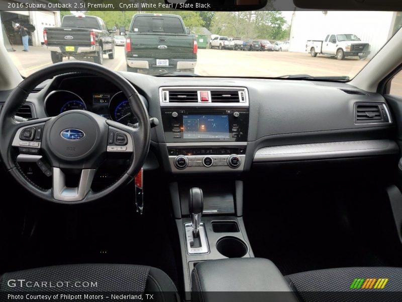 Dashboard of 2016 Outback 2.5i Premium