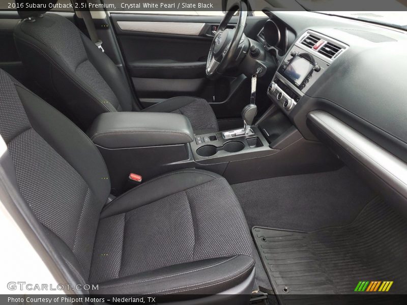 Front Seat of 2016 Outback 2.5i Premium
