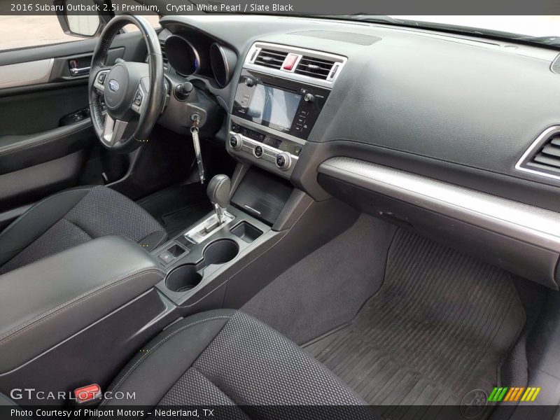  2016 Outback 2.5i Premium Slate Black Interior