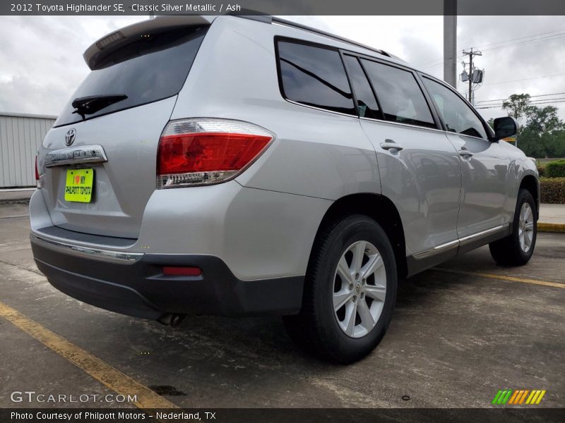 Classic Silver Metallic / Ash 2012 Toyota Highlander SE