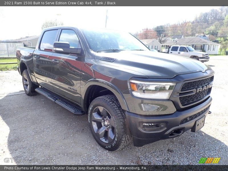 Tank / Black 2021 Ram 1500 Built to Serve Edition Crew Cab 4x4