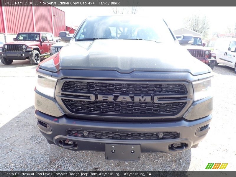 Tank / Black 2021 Ram 1500 Built to Serve Edition Crew Cab 4x4