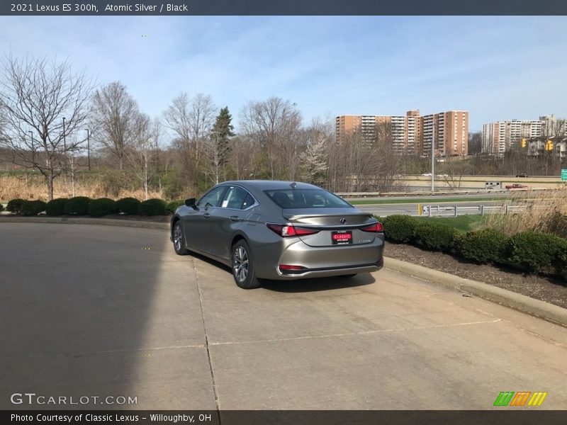 Atomic Silver / Black 2021 Lexus ES 300h