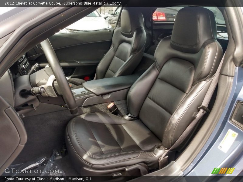 Supersonic Blue Metallic / Ebony 2012 Chevrolet Corvette Coupe