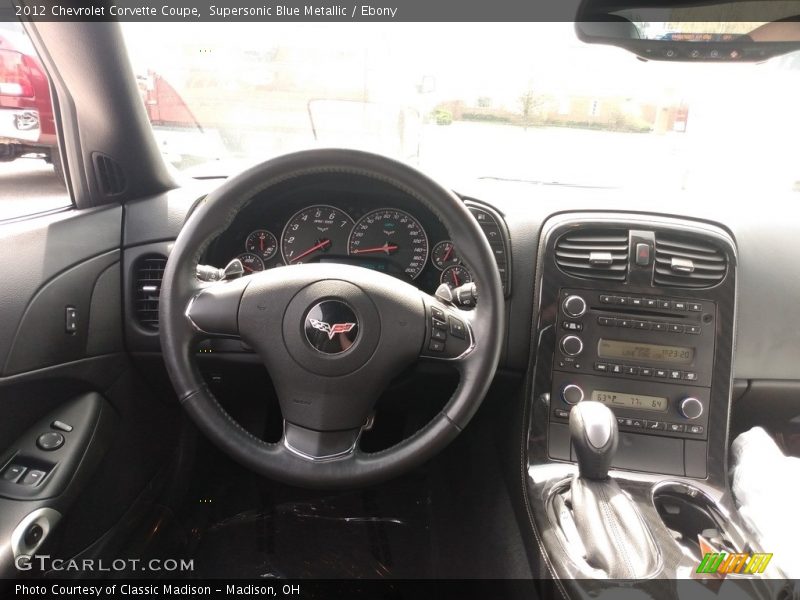 Supersonic Blue Metallic / Ebony 2012 Chevrolet Corvette Coupe