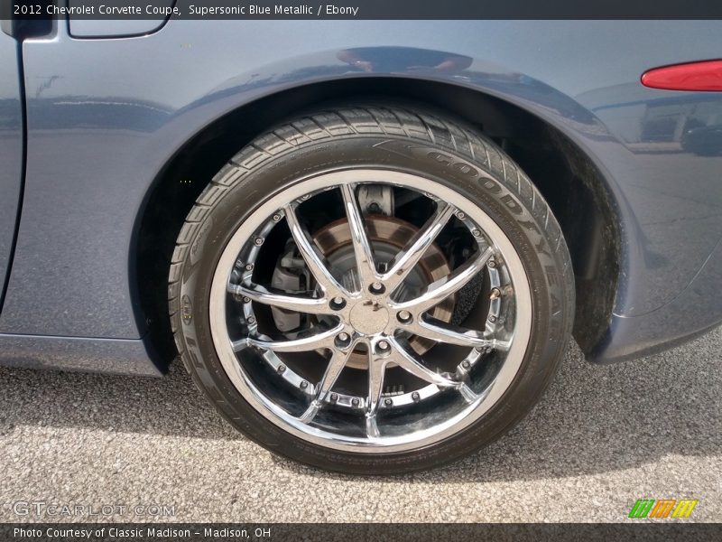 Supersonic Blue Metallic / Ebony 2012 Chevrolet Corvette Coupe