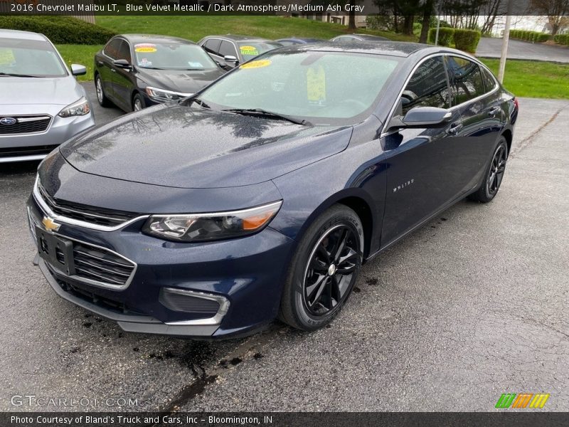 Blue Velvet Metallic / Dark Atmosphere/Medium Ash Gray 2016 Chevrolet Malibu LT