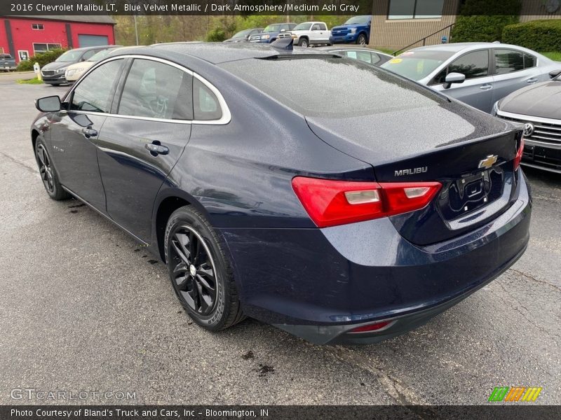 Blue Velvet Metallic / Dark Atmosphere/Medium Ash Gray 2016 Chevrolet Malibu LT