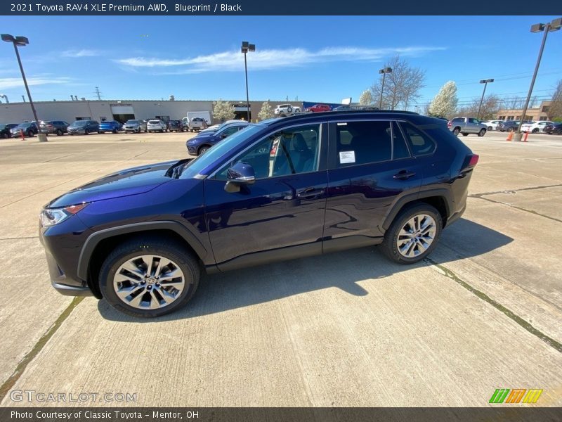 Blueprint / Black 2021 Toyota RAV4 XLE Premium AWD