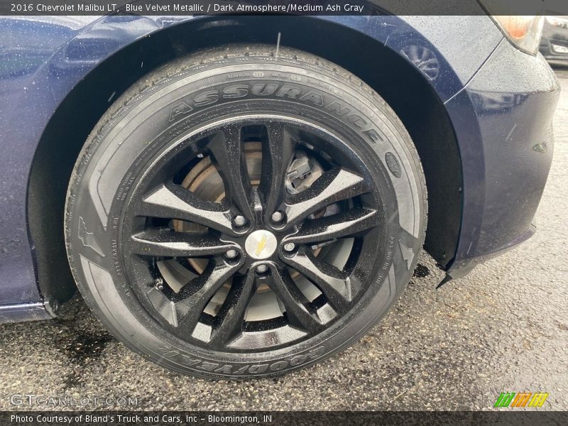 Blue Velvet Metallic / Dark Atmosphere/Medium Ash Gray 2016 Chevrolet Malibu LT