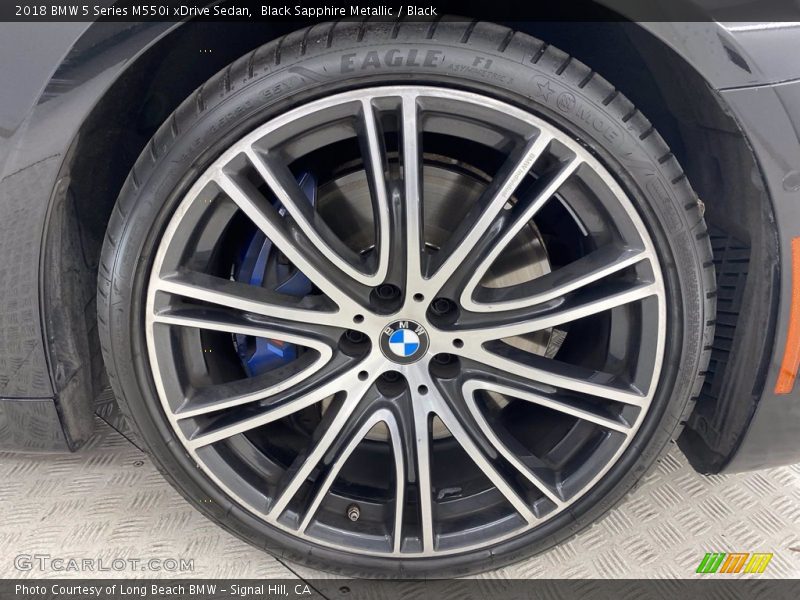 Black Sapphire Metallic / Black 2018 BMW 5 Series M550i xDrive Sedan