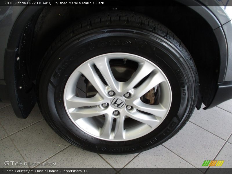 Polished Metal Metallic / Black 2010 Honda CR-V LX AWD