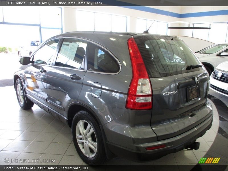 Polished Metal Metallic / Black 2010 Honda CR-V LX AWD